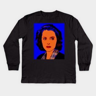 gillian anderson Kids Long Sleeve T-Shirt